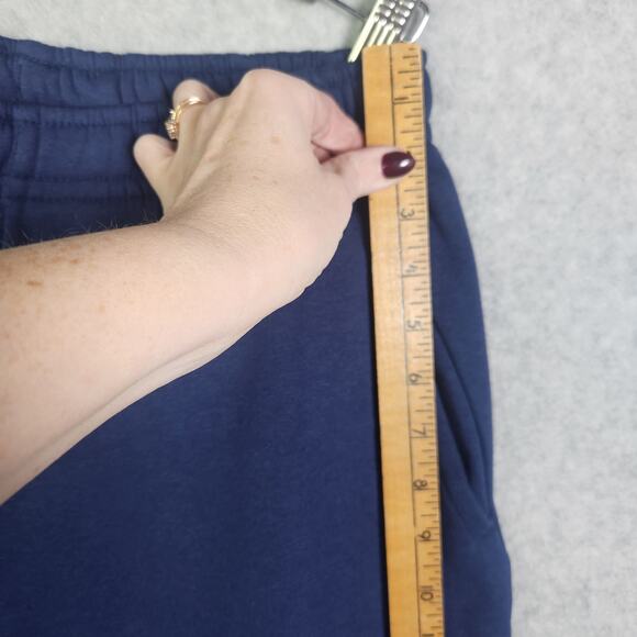 NEW Nike Club Graphic Lounge Shorts Sweats M Tall Navy Blue Big Swoosh Men's NWT - Picture 11 of 14